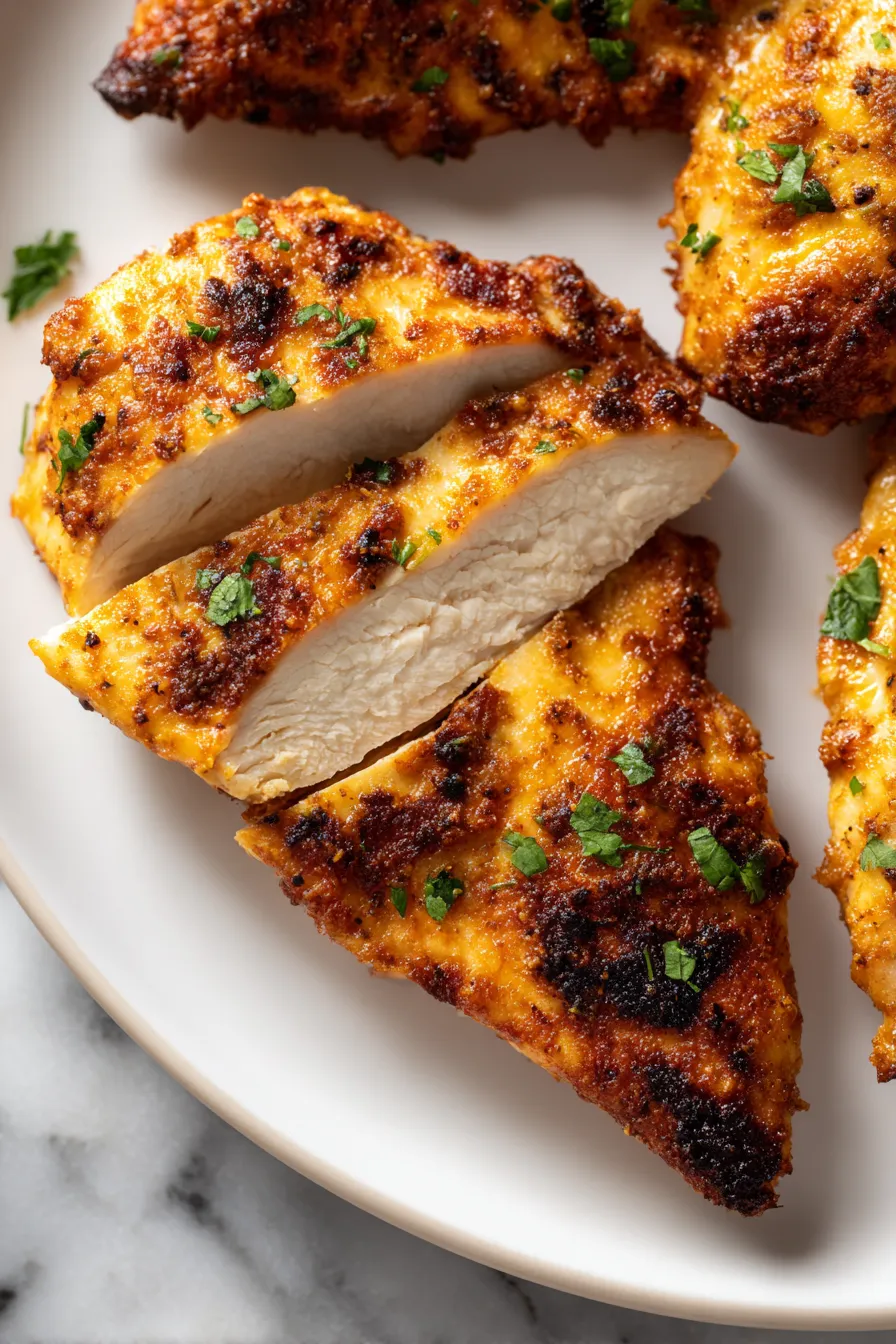 Juicy Air Fryer Chicken Breast in 15 Minutes