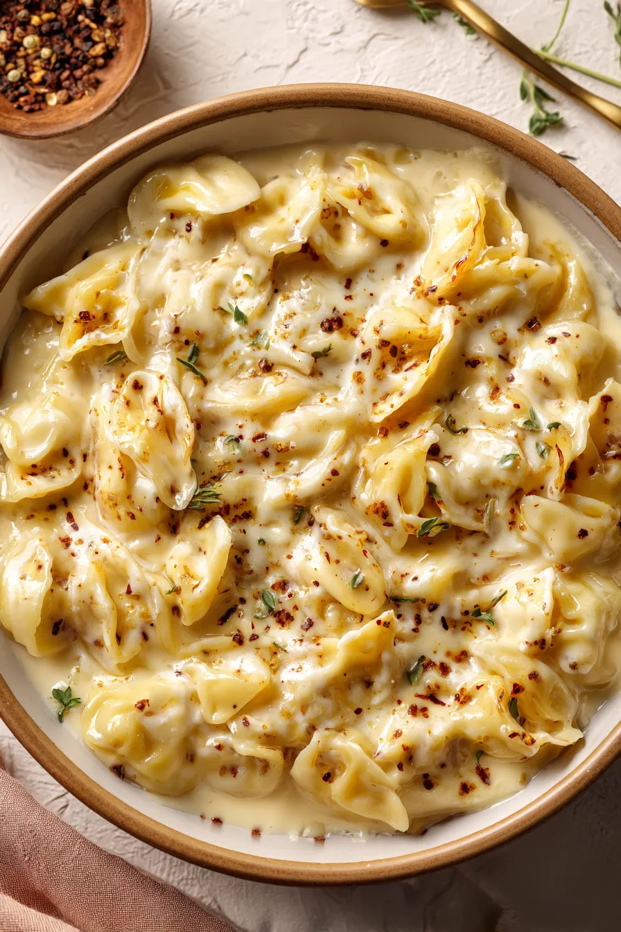One Pan Cheesy Garlic Pasta