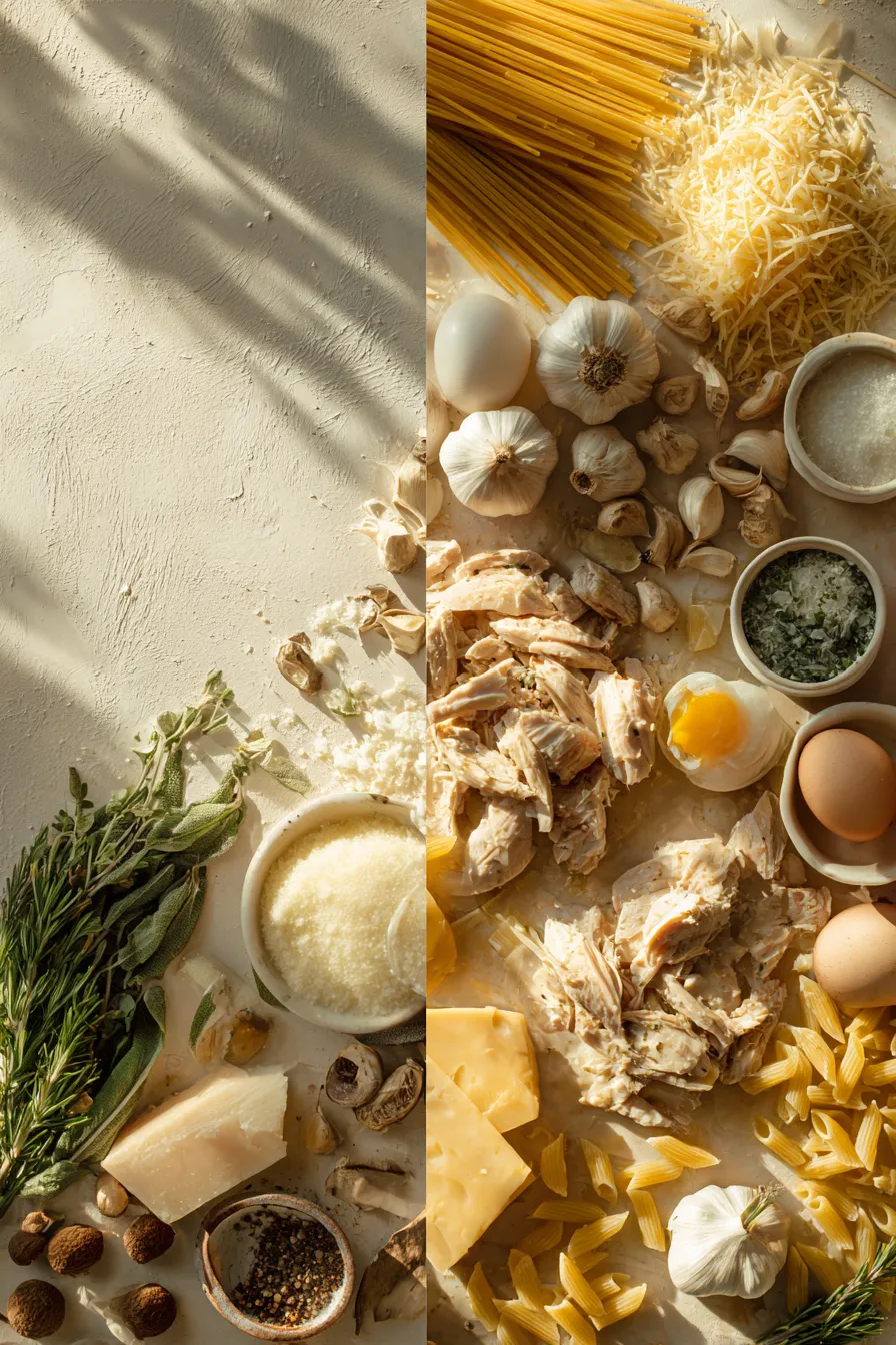 One Pot Creamy Garlic Chicken Pasta