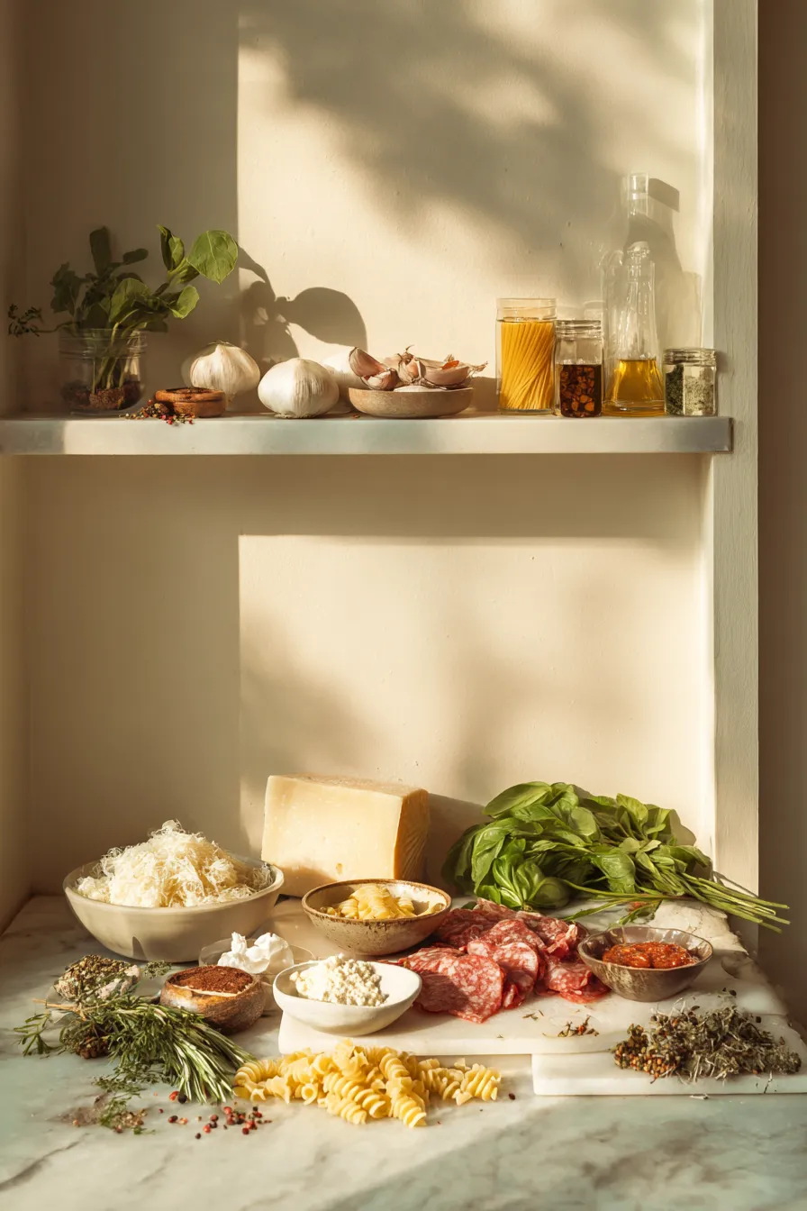One Pot Creamy Italian Pasta Dinner