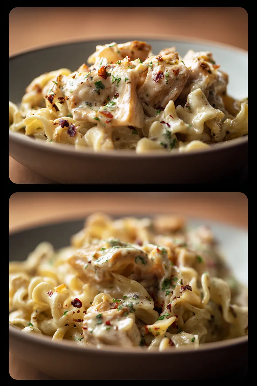 Quick Sticky Chicken Noodle Bowl