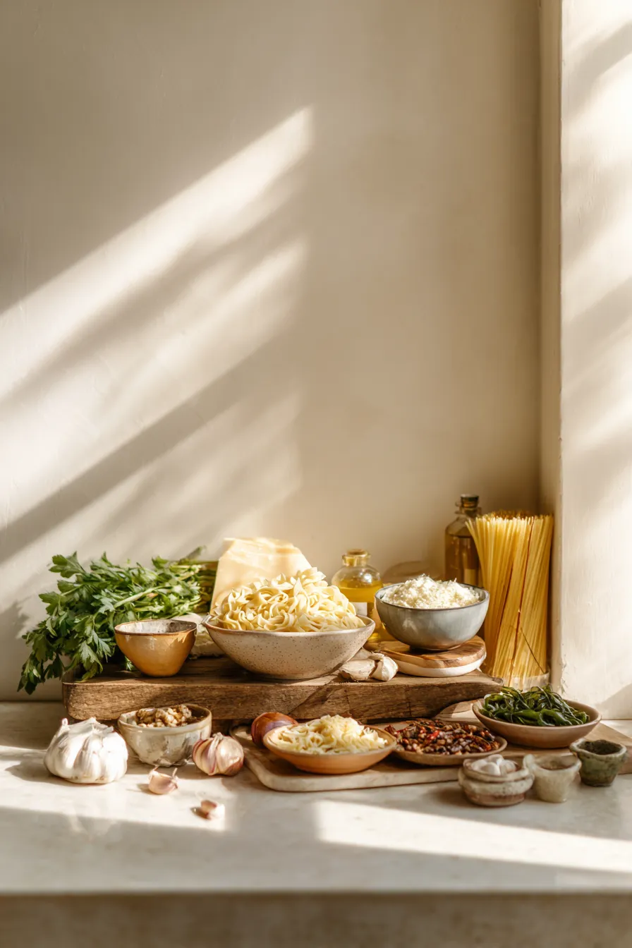 Sticky Garlic Chicken Noodles