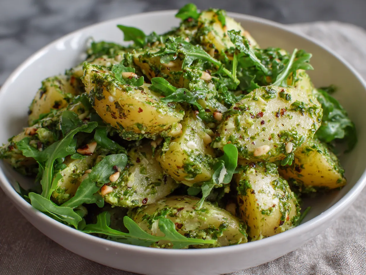 arugula pesto potato salad