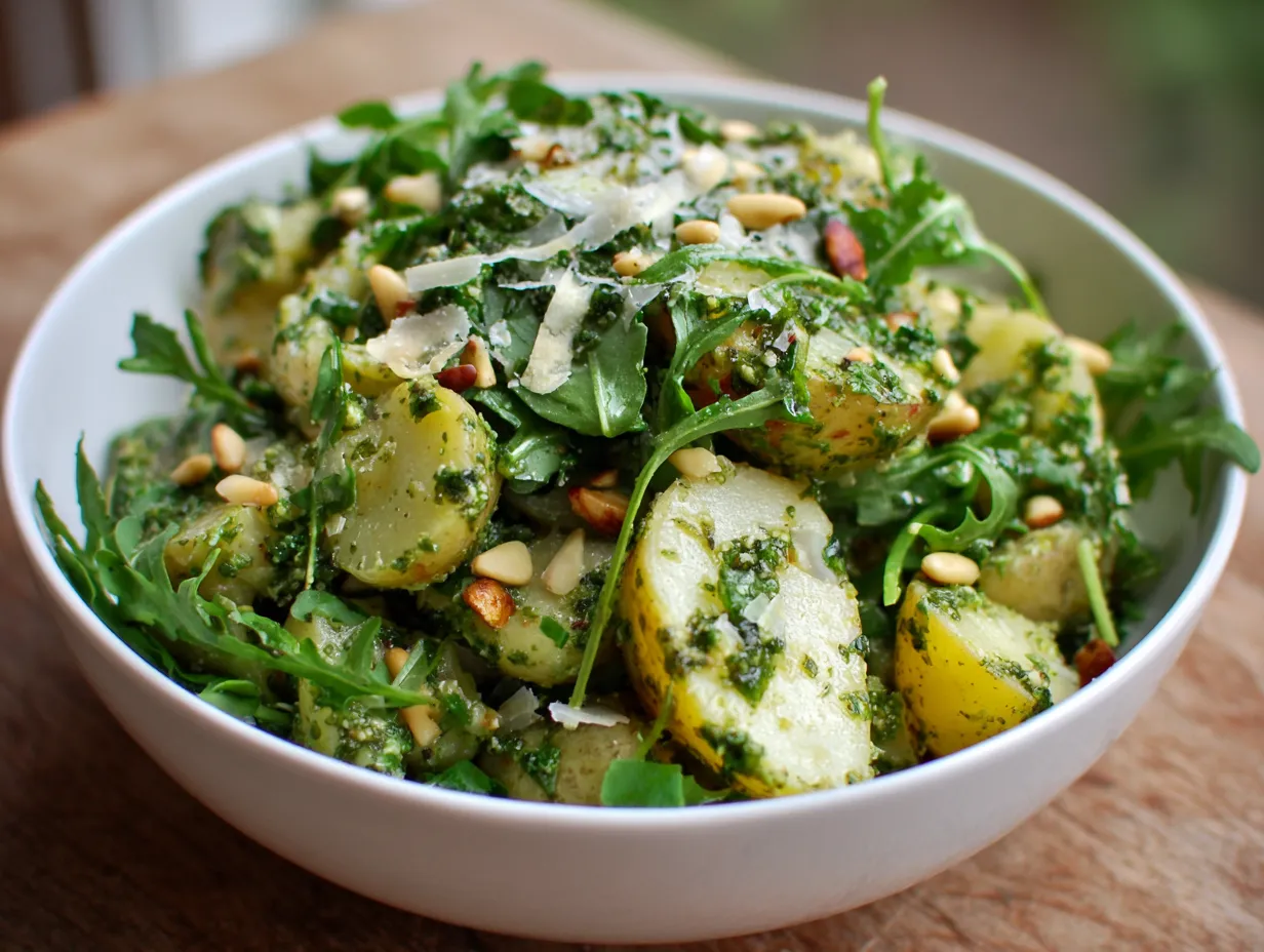 arugula pesto potato salad