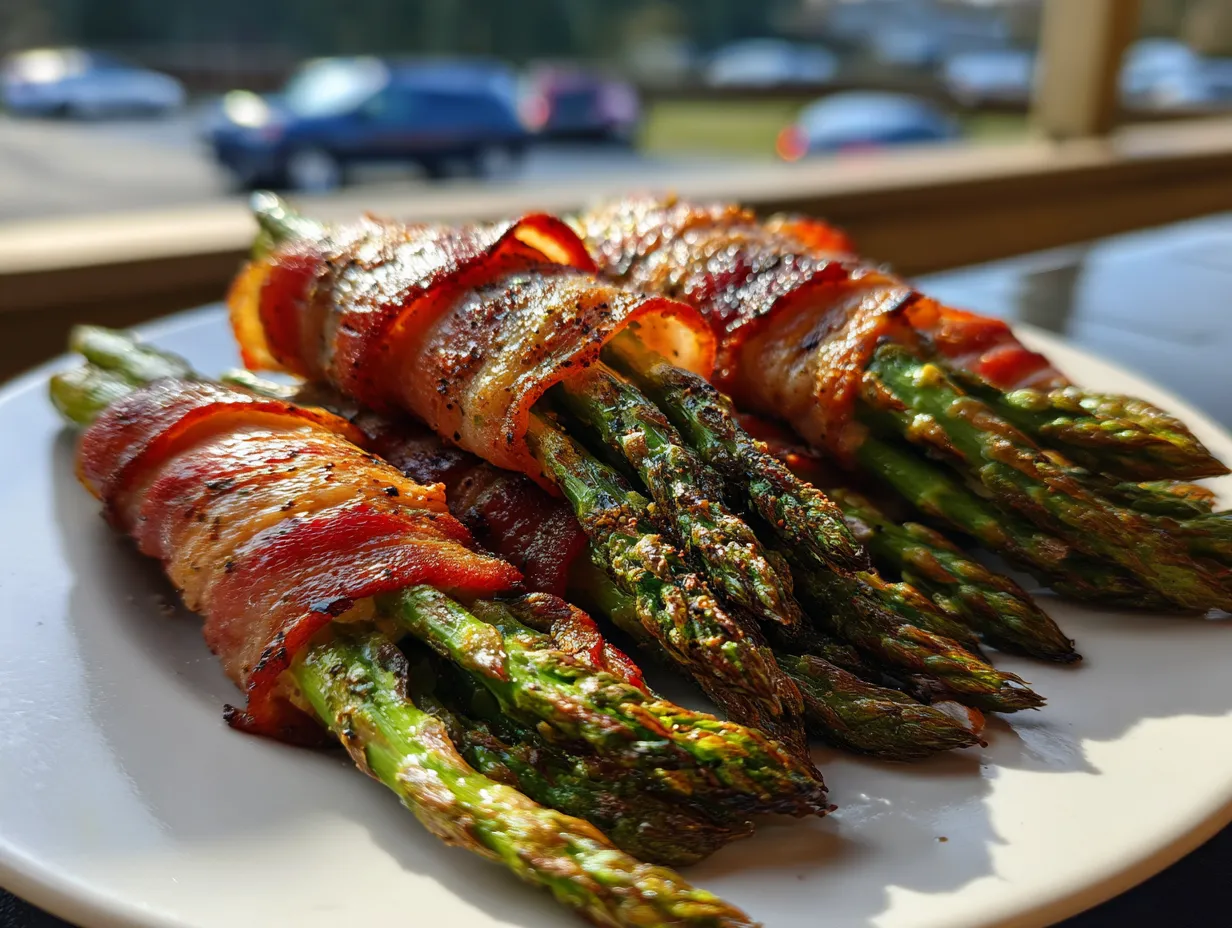 bacon wrapped asparagus air fryer