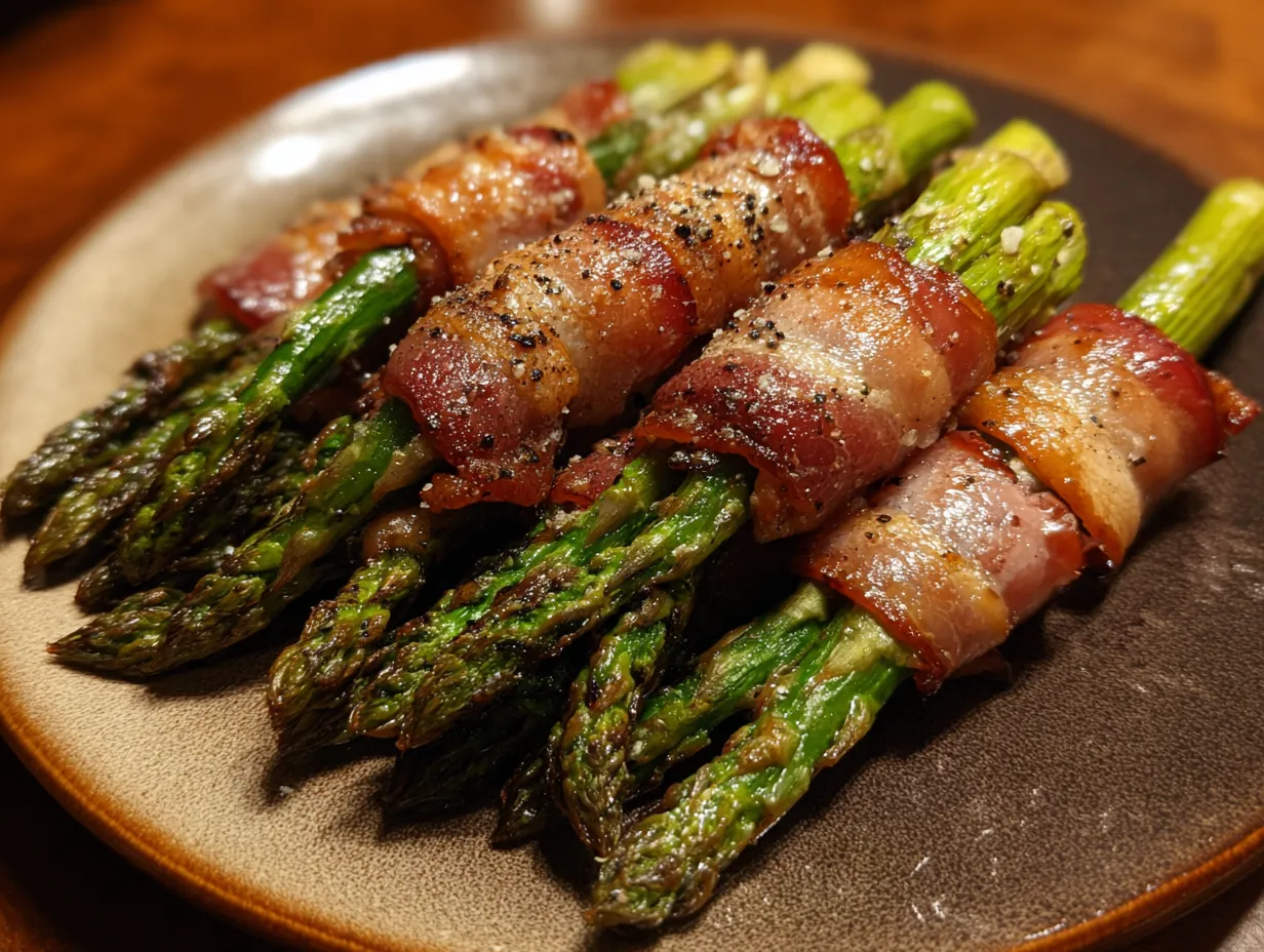 bacon wrapped asparagus air fryer