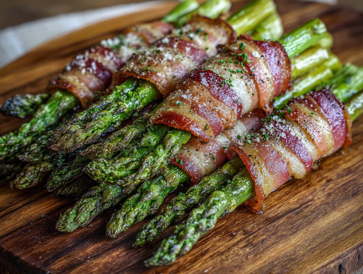 bacon wrapped asparagus air fryer
