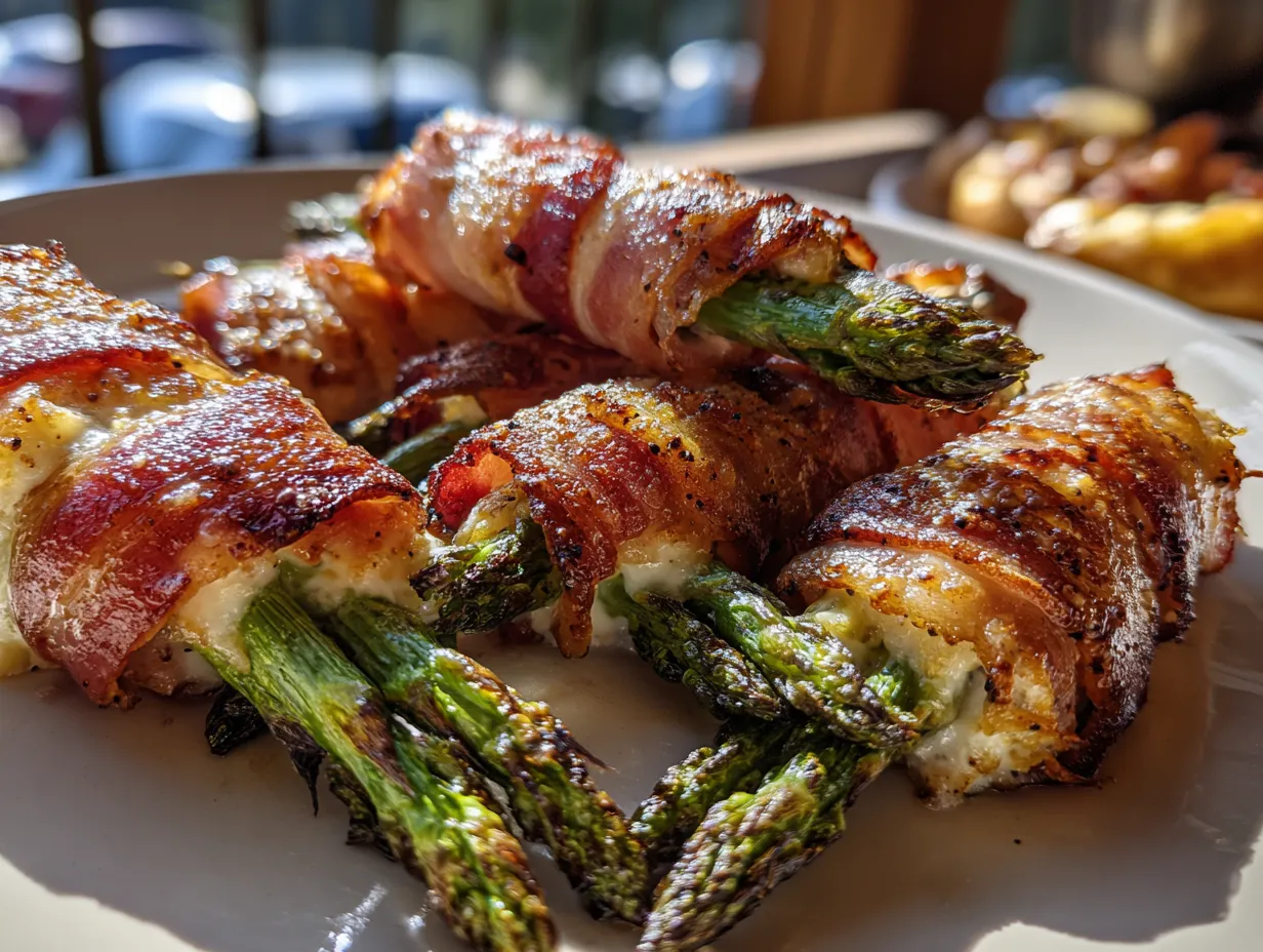 bacon wrapped asparagus air fryer