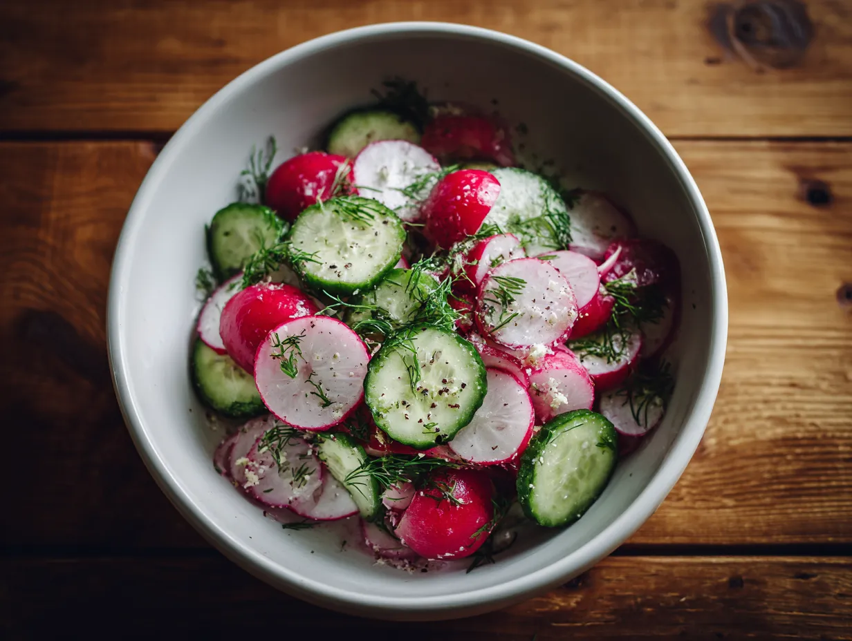 cucumber radish salad