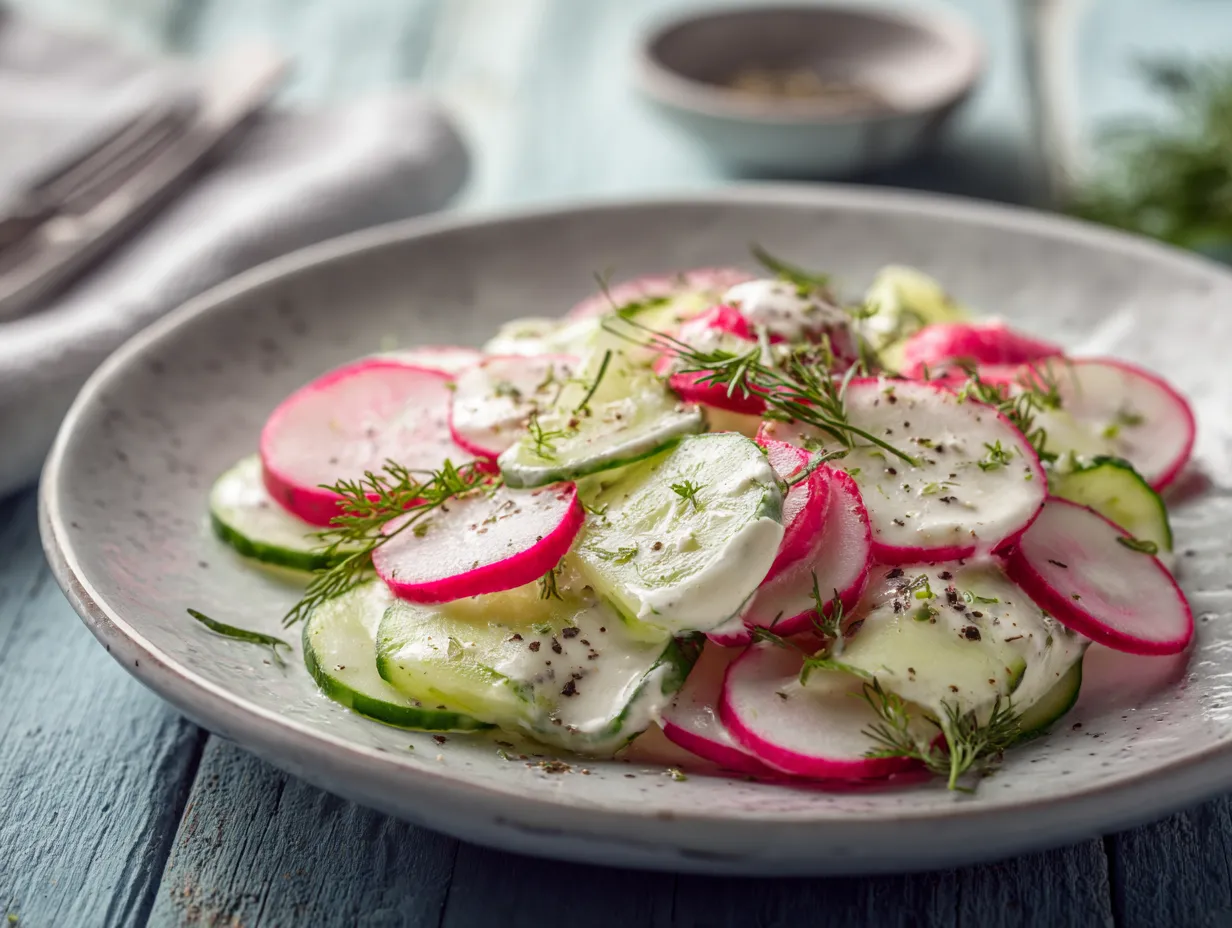 cucumber radish salad