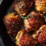 Garlic Brown Sugar Chicken Thighs