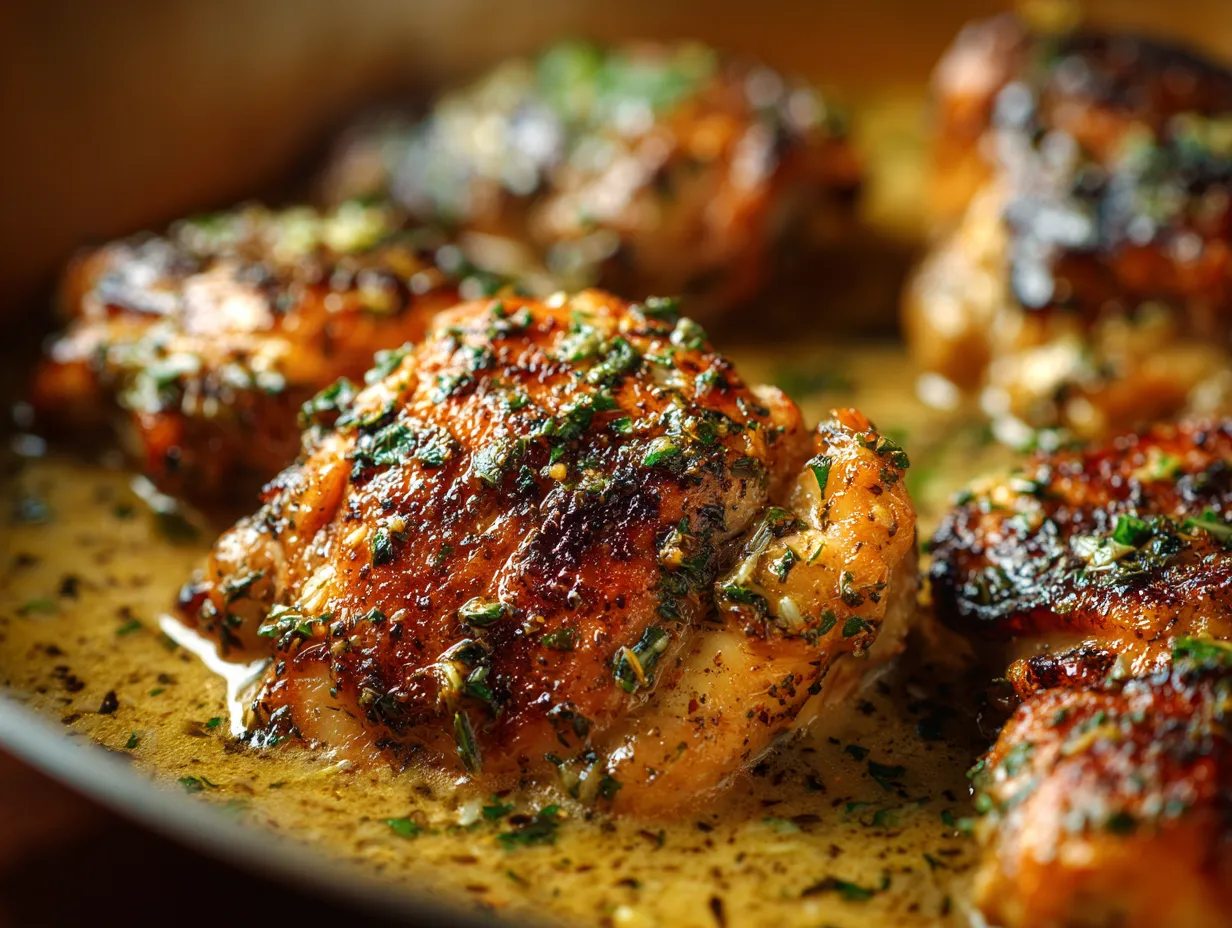 Garlic Butter Chicken Thighs