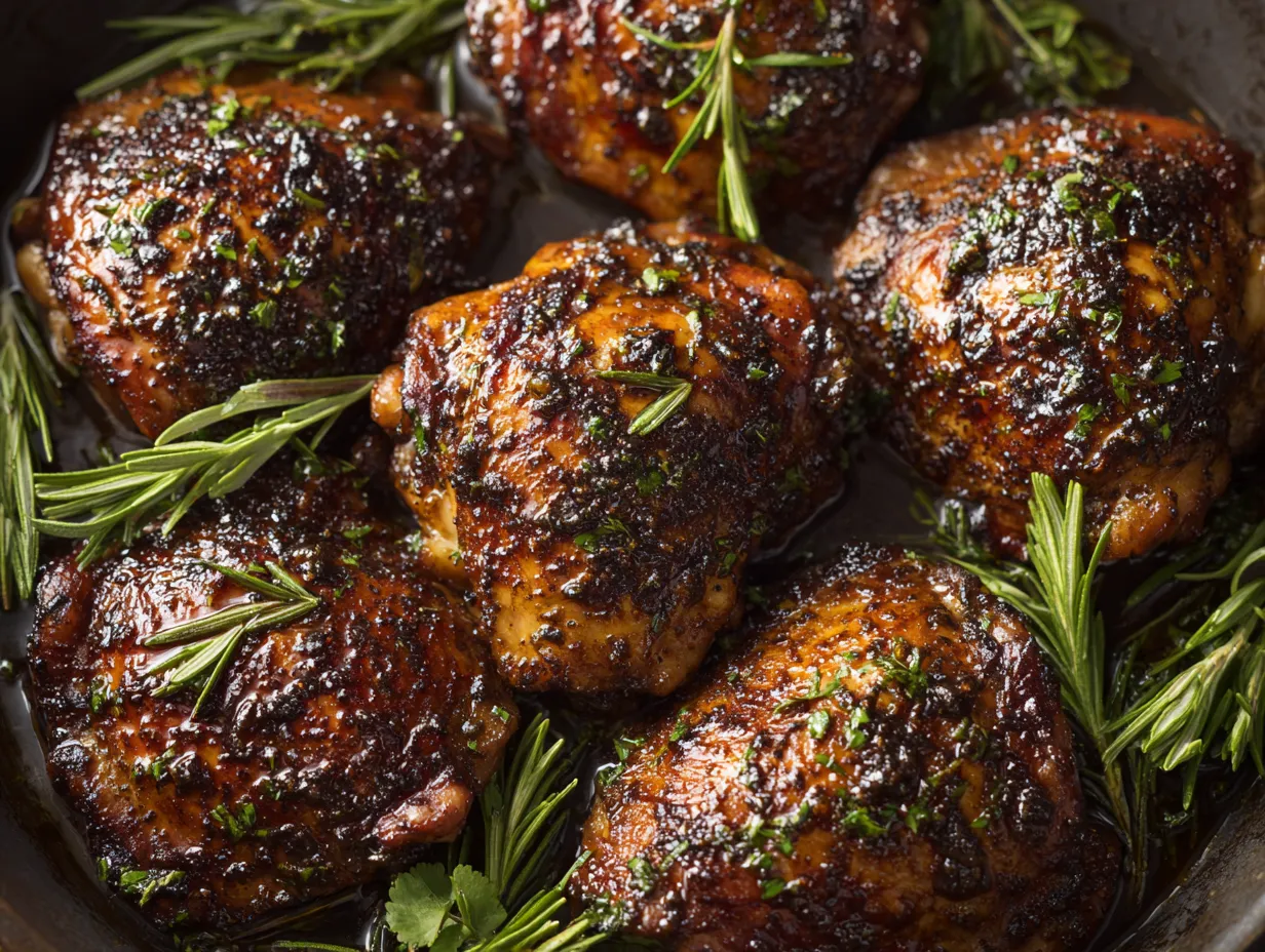 Honey Balsamic Chicken Thighs