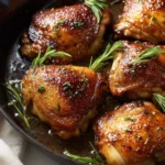 Honey Balsamic Chicken Thighs