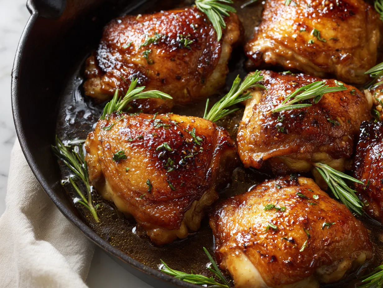 Honey Balsamic Chicken Thighs