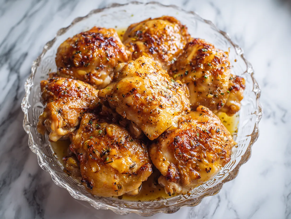 Honey Garlic Chicken Thighs