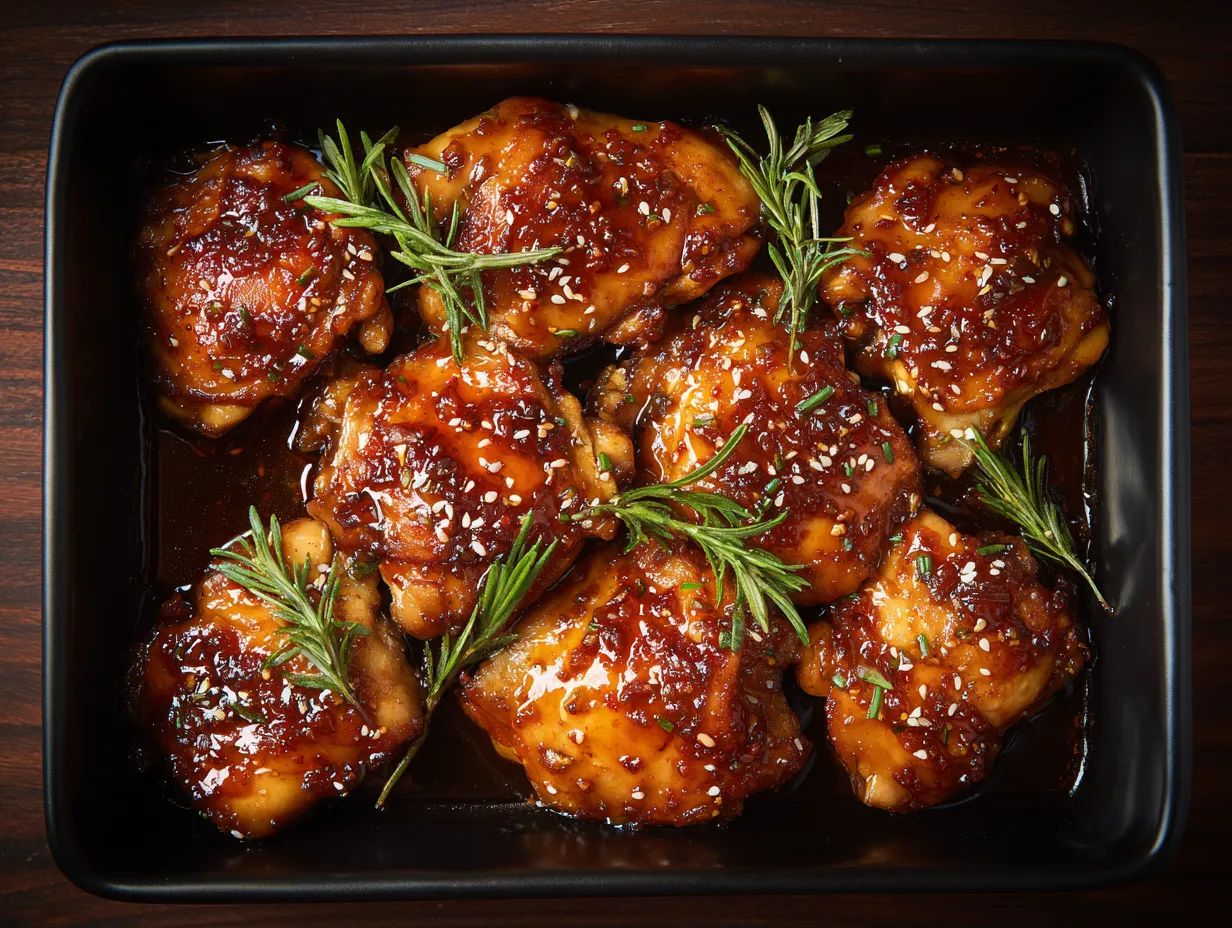 Honey Garlic Chicken Thighs