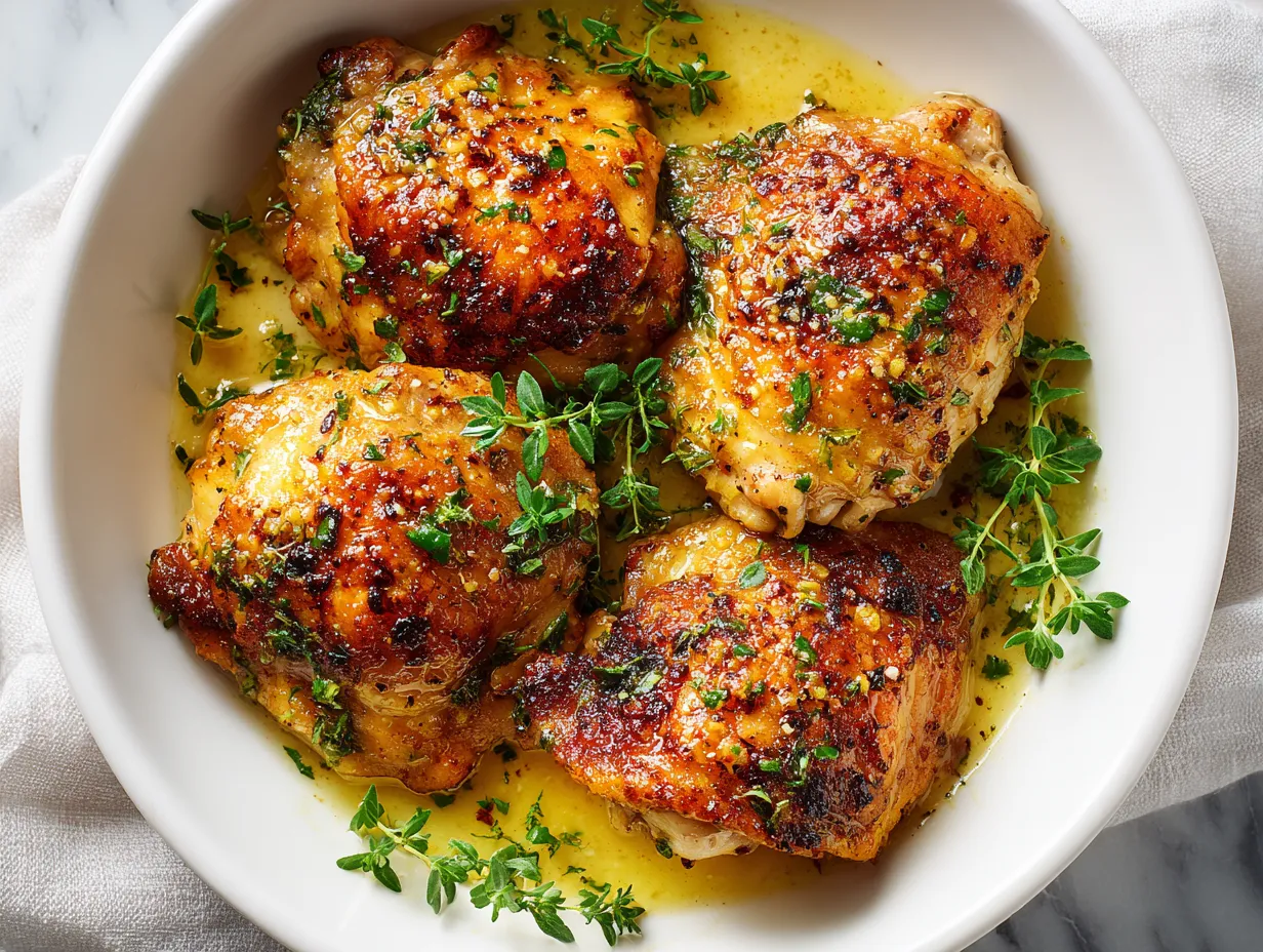 Honey Mustard Chicken Thighs