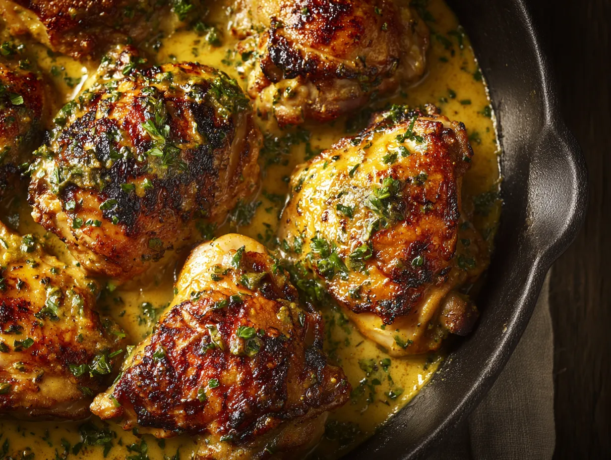 Honey Mustard Chicken Thighs