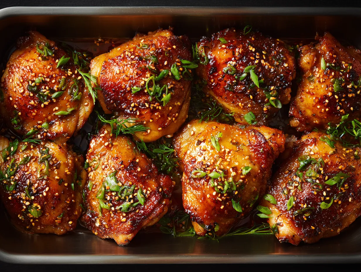 Honey Soy Chicken Thighs