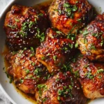 Honey Sriracha Chicken Thighs