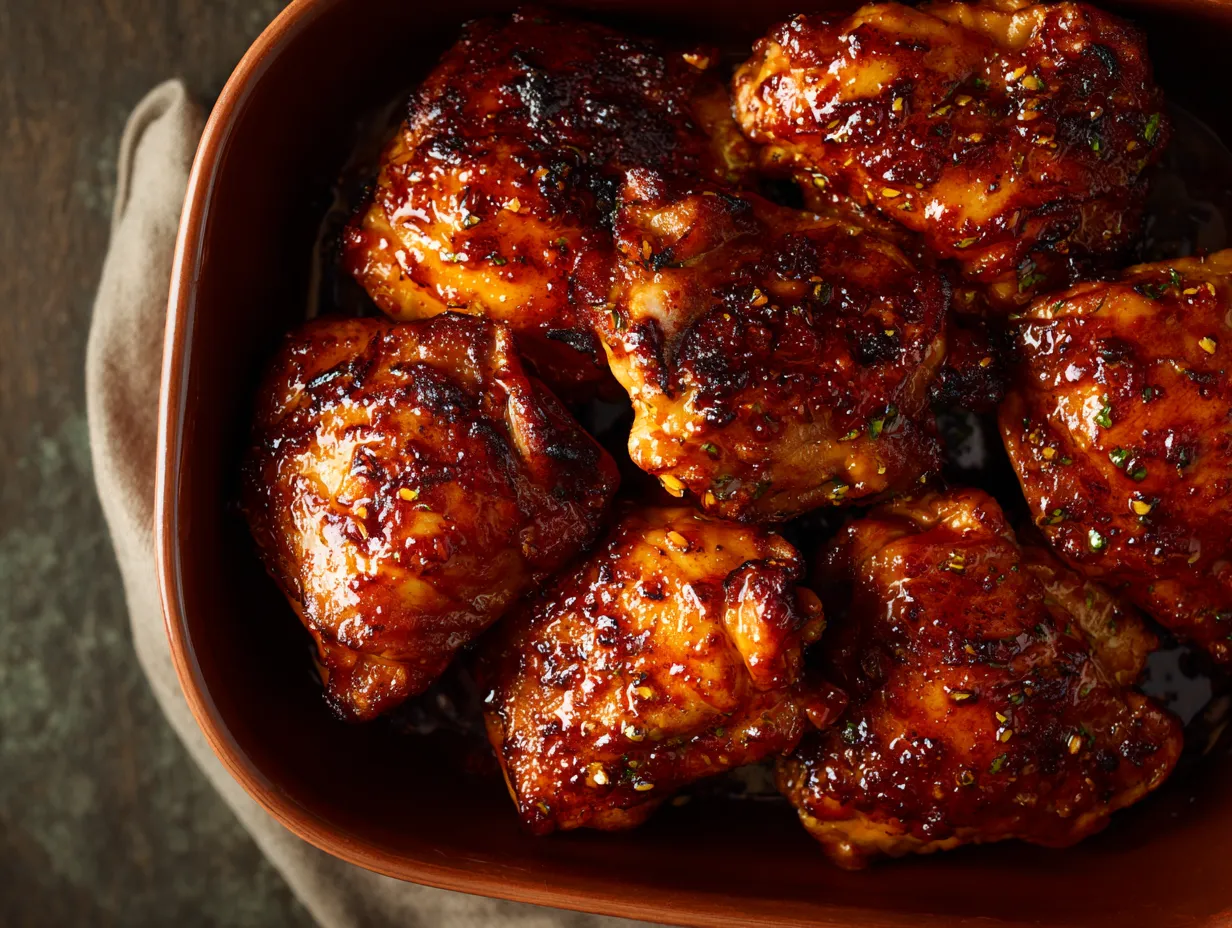 Hot Honey Chicken Thighs