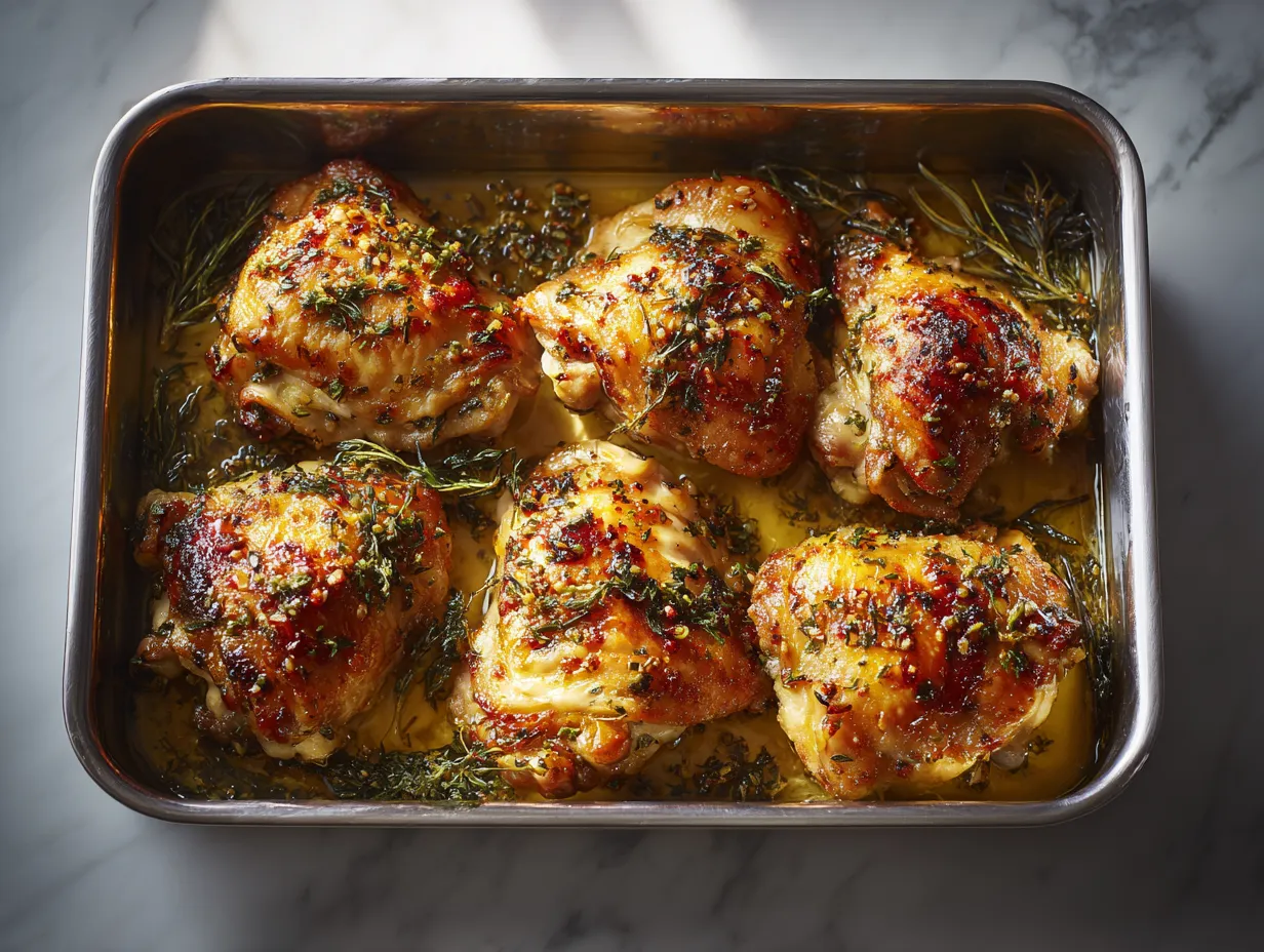Hot Honey Chicken Thighs