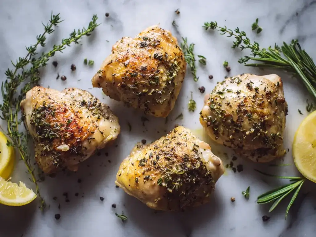 Lemon Garlic Chicken Thighs recipe
