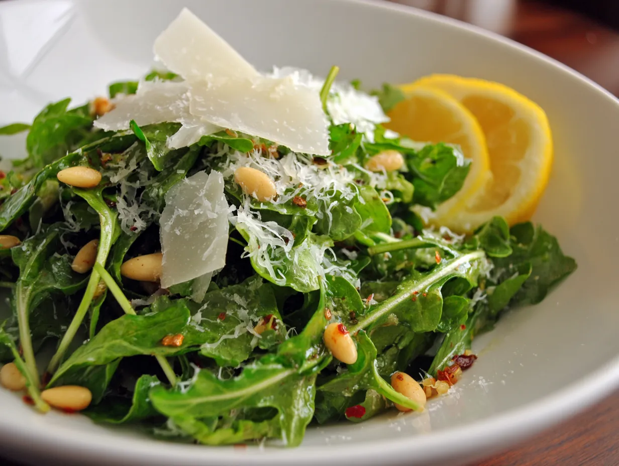 lemon arugula salad