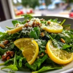 lemon arugula salad