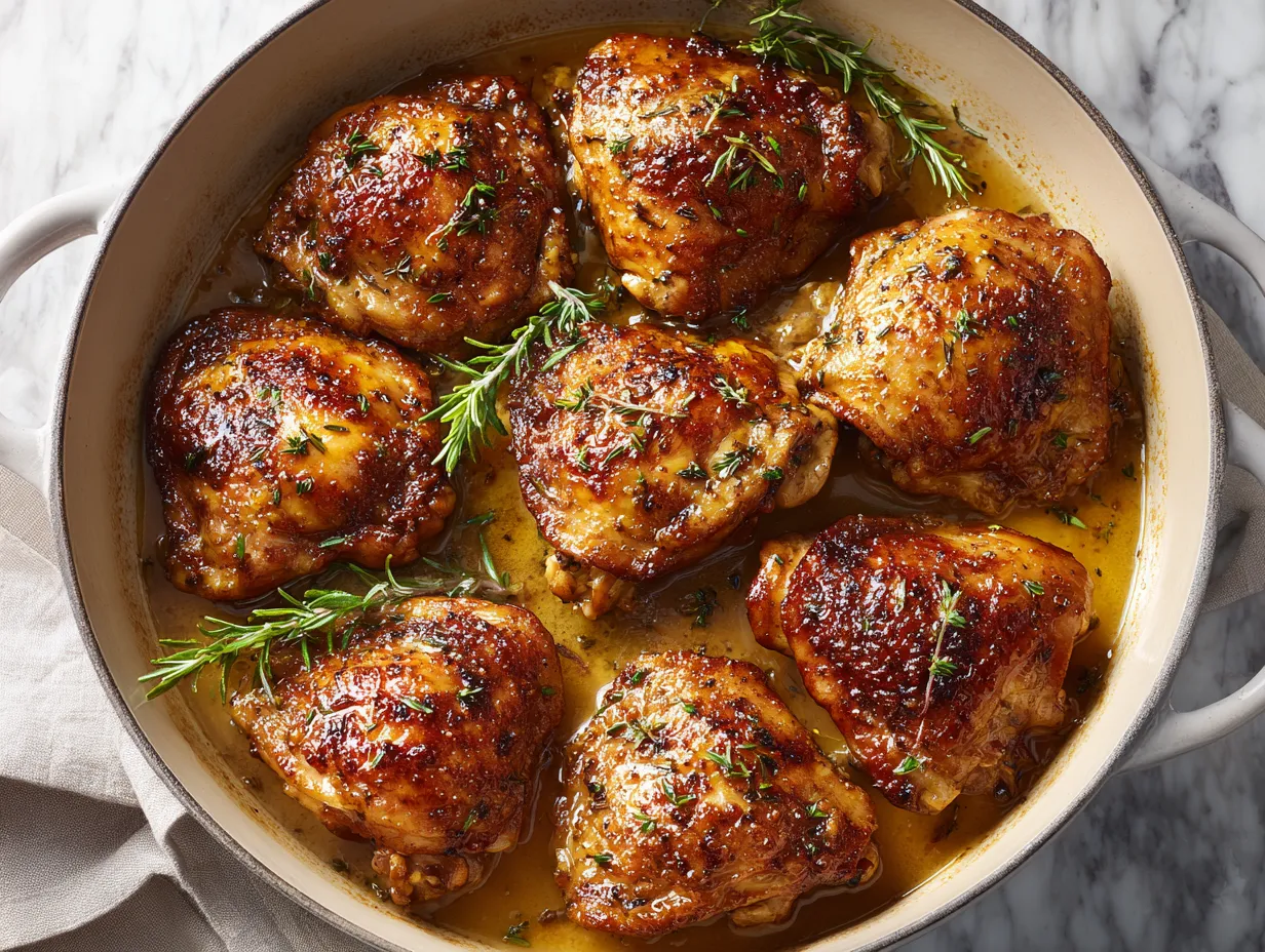 Maple Dijon Chicken Thighs
