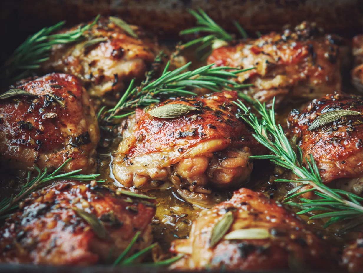 Maple Dijon Chicken Thighs