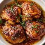 Maple Glazed Chicken Thighs