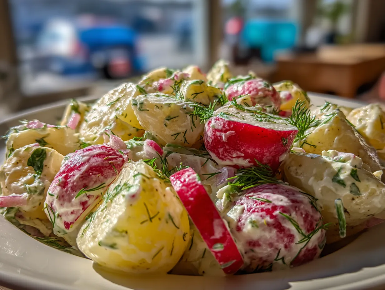 Radish Potato Salad Recipe Quick and Easy for Summer