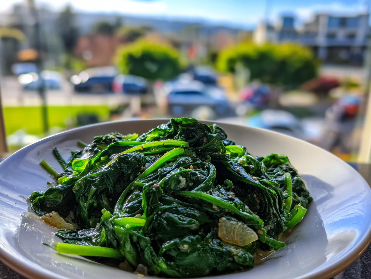 Sautéed Spinach recipe
