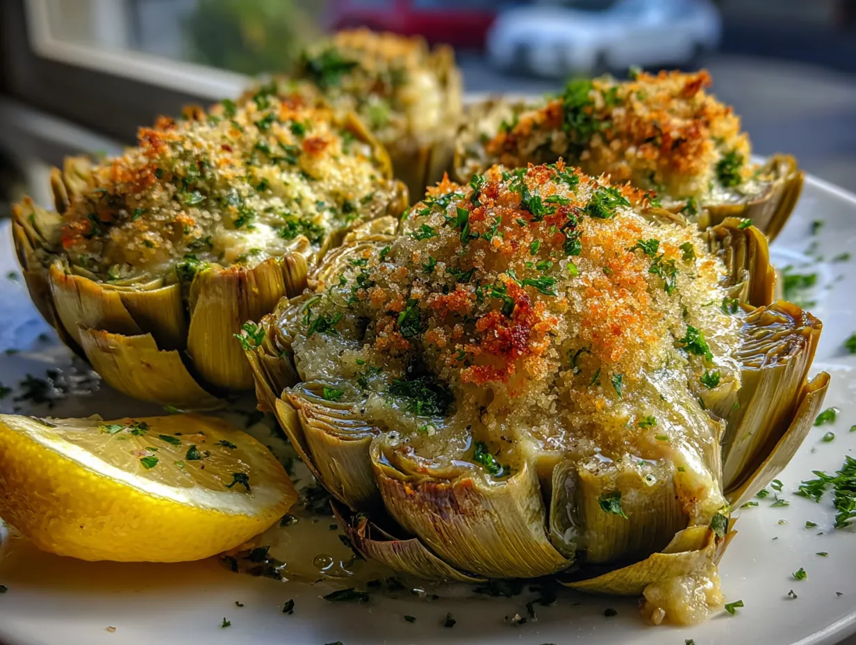 sicilian stuffed artichokes