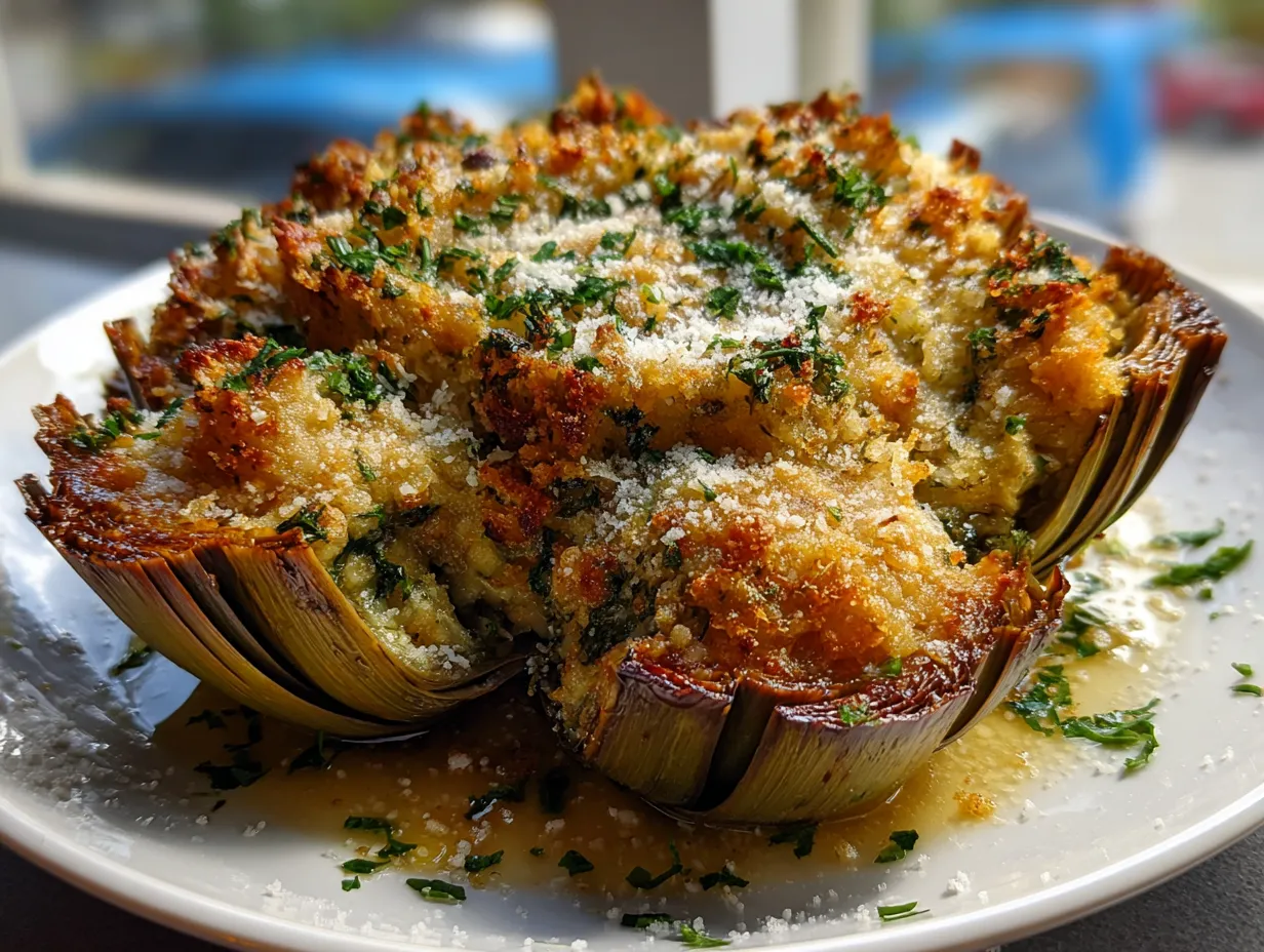 sicilian stuffed artichokes