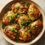 Soy Ginger Chicken Thighs