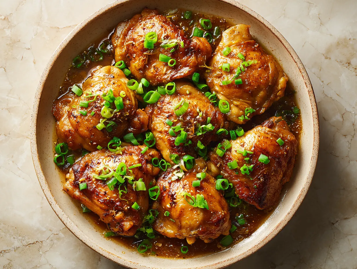 Soy Ginger Chicken Thighs