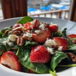 strawberry spinach salad